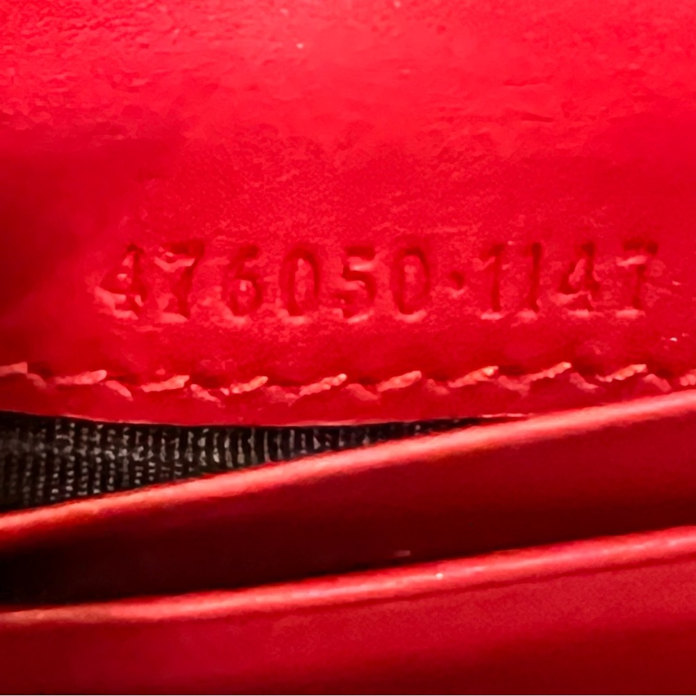 Gucci Cherry GG Supreme Canvas Wallet - Picture 6 of 10